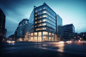 Fototapeta premium Office building city architecture metropolis.