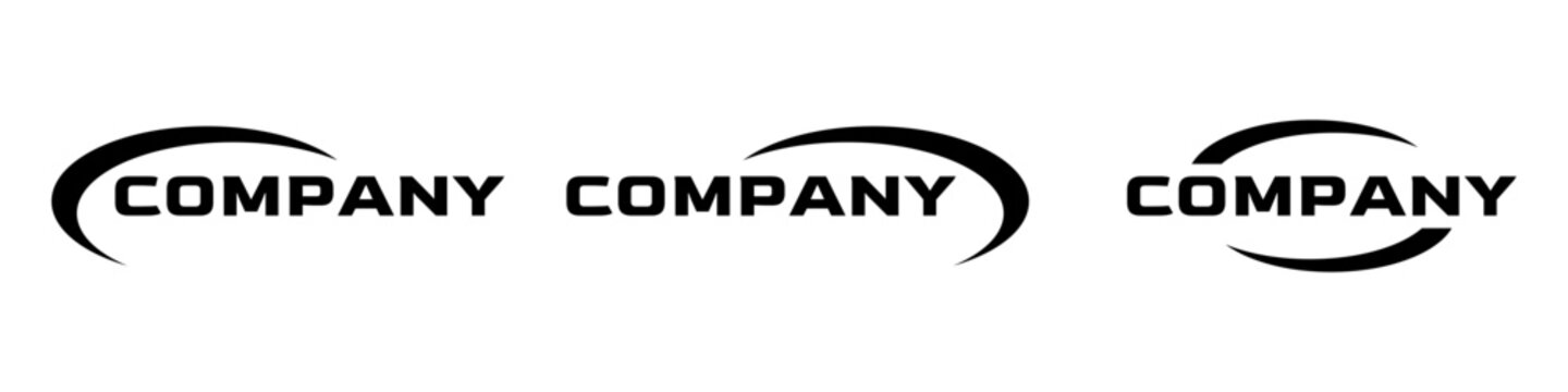 generic circle logo design, editable icon, generic icon for your company