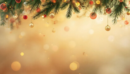 Elegant Christmas Wallpaper - Holiday festive xmas background v1