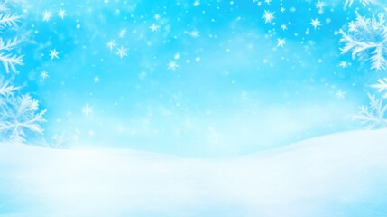 Snowy Background for Seasonal Designs