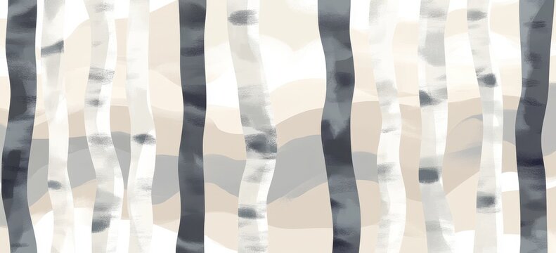 The artistic forest with yellow, watercolor greenery could also be used as wallpaper or as an invitation card.