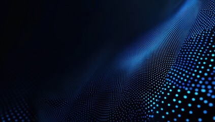 Obraz premium Abstract Blue Dot Pattern