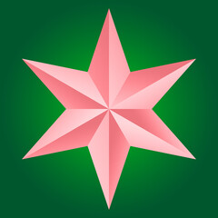Obraz premium Christmas tree decoration. Star. Christmas toys