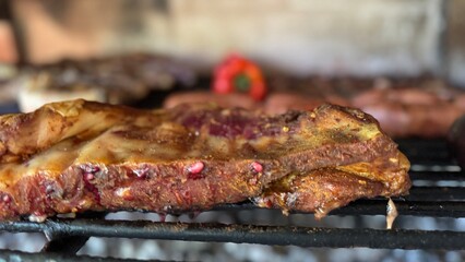 asado argentino, cerdo, chancho