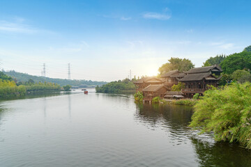 Fototapeta premium Natural scenery of Chongqing Garden Expo, China