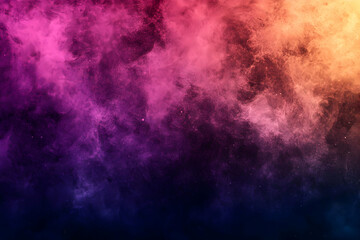 Obraz premium Abstract Background - Pink, Purple, Orange Nebula Dust Clouds