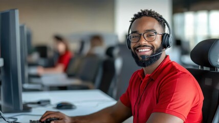 Support team enhancing customer engagement, high energy environment, cheerful staff, support engagement, connected experience