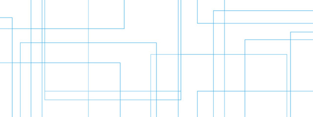 Abstract colorful geometric pattern with squares, random lines, and triangle shapes in the background design. Geometric seamless lines with blue transparent material and square shapes.