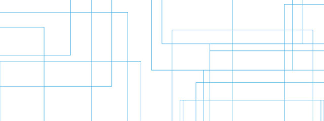 Abstract colorful geometric pattern with squares, random lines, and triangle shapes in the background design. Geometric seamless lines with blue transparent material and square shapes.