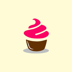 ice cream cake vector art icon symbol element design