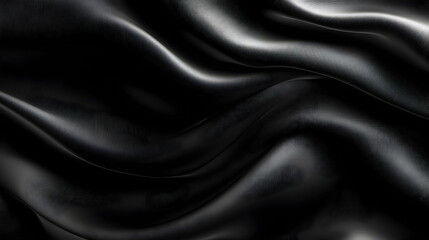 Fototapeta premium Abstract Background - Dark Wavy Texture