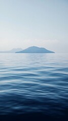 Island in the Calm Sea
