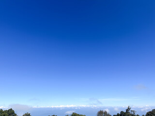 Obraz premium Blue sky in the morning, fresh, copy pasted