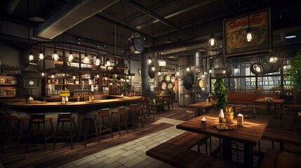 A photo of a fusion taproom offering craft beer