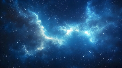 Abstract Background - Deep Space Nebula, Stars, and Cosmic Dust