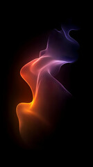 Abstract Background - Flowing Particles of Light and Energy