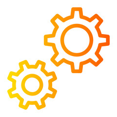 gear gradient icon