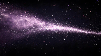 Abstract Background - Purple Glitter Sparkle Dust Trail