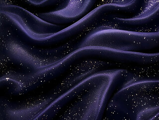 Obraz premium Abstract Background - Dark Purple Silk with Glitter