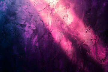 Fototapeta premium Abstract Background - Purple and Pink Textured Wall with Light Beam