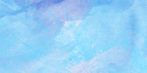 Pastel blue and white watercolor background, Old looking paper background, Digital art painting vintage background, Vector illustration.