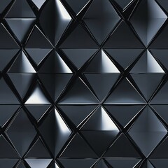 Fototapeta premium A captivating futuristic metallic pattern featuring reflective surfaces and geometric shapes in a sleek design