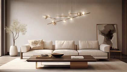 Interior design sofa
