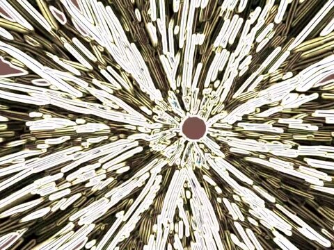 rotation abstract background with circle and lights 