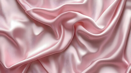 Fototapeta premium Photo Pink Silk Satin Background Texture
