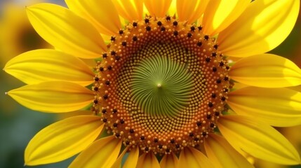 Obraz premium Macro Close-Up of Sunflower Seeds