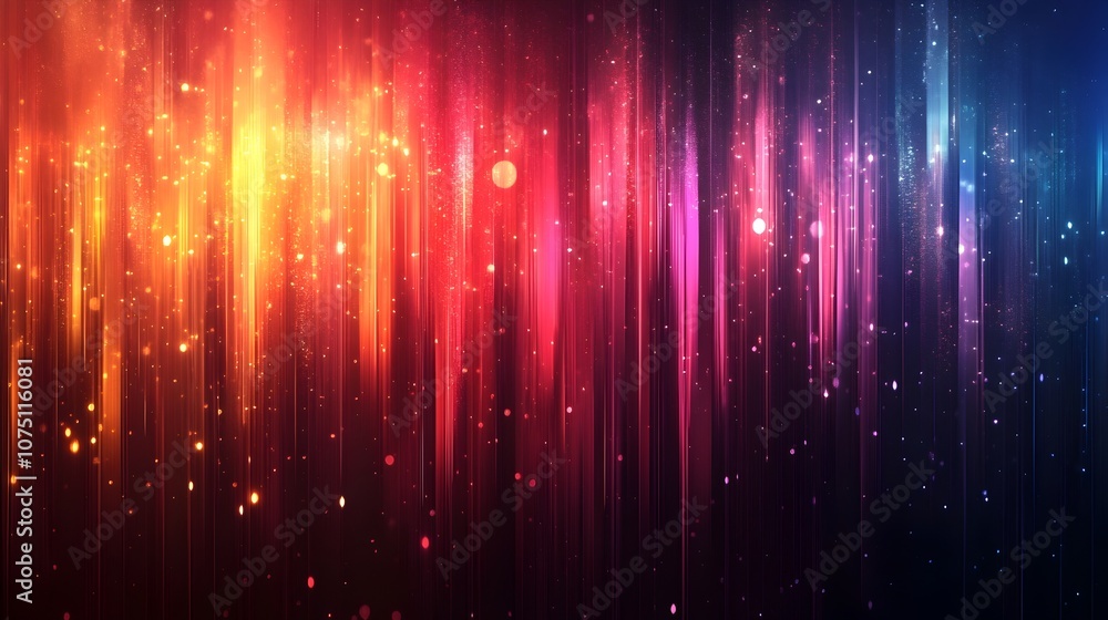 Poster mesmerizing abstract color background with fluid geometric patterns and vibrant gradients