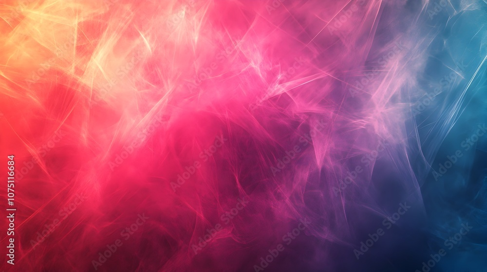 Aufkleber vibrant colorful abstract digital art backdrop with geometric patterns and textures