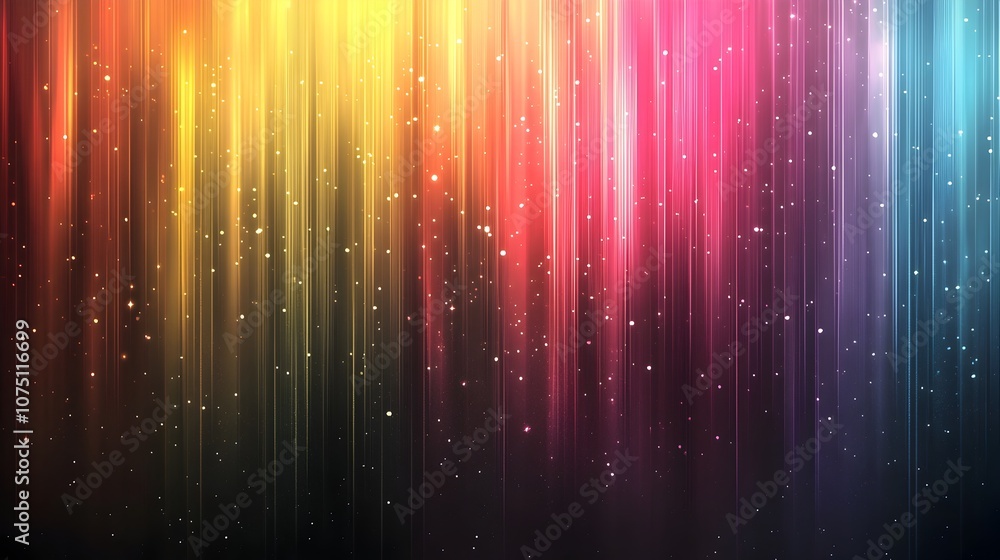 Poster captivating colorful abstract digital background with geometric patterns and textures