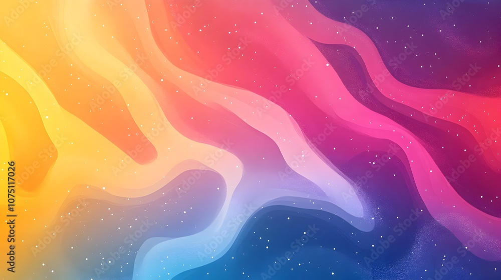 Poster vibrant multicolored abstract digital art texture background for versatile graphic design use