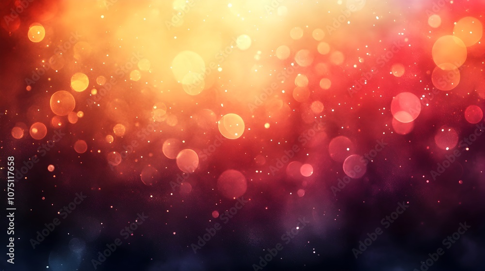 Poster vibrant multicolored abstract background with geometric patterns and fluid textures