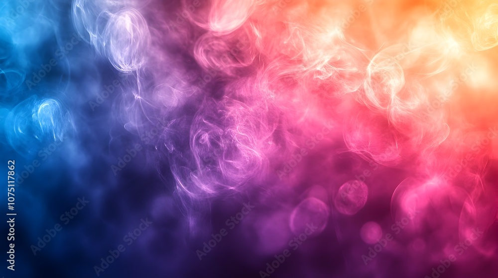 Poster vibrant colorful abstract background with geometric patterns and dynamic composition