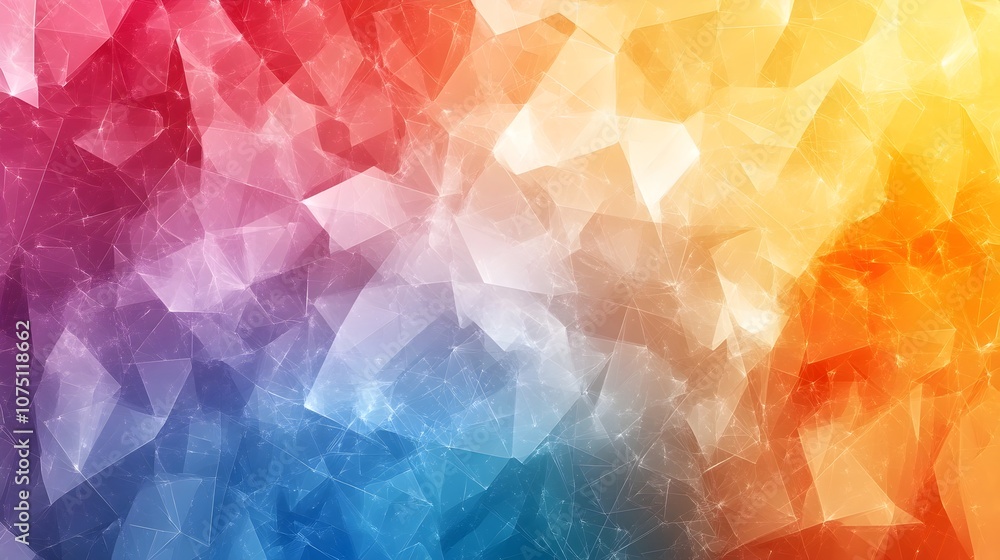 Poster captivating colorful abstract background with geometric patterns and minimalist aesthetic