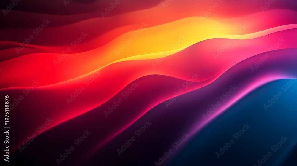 Poster mesmerizing abstract colorful digital art backdrop for versatile design usage
