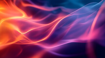 Obraz premium Striking Abstract Colorful Background with Geometric Shapes and Flowing Patterns