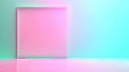 Fototapeta premium Abstract Neon Glow Background, pink, blue, green, light, minimal