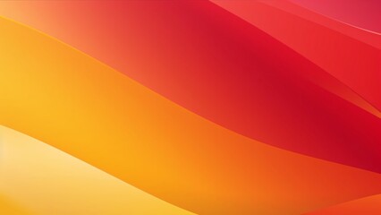 a red and orange background with a yellow and orange design.