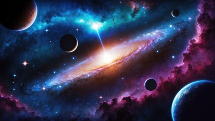 Stunning Outer Space View in High Fidelity
