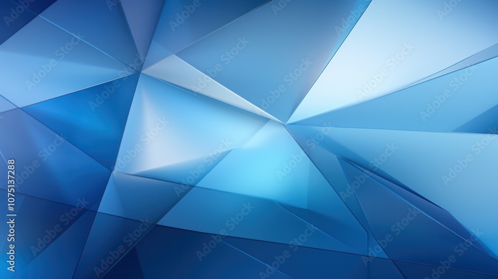 Poster contemporary abstract background in varying shades of blue, transitioning from dark to light. layere