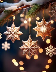 Star ornament Christmas decorations 