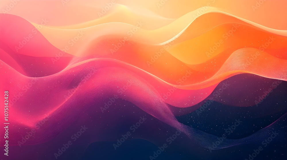Poster mesmerizing abstract colorful background for modern digital designs and visuals