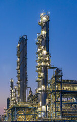 Liaoning Liaoyang Aromatics base night view