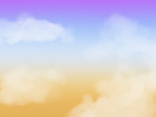 Obraz premium Abstract sky gradient with sunset