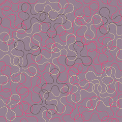 Retro repetitive wallpaper - Vintage vector pattern - Multicolor Abstract