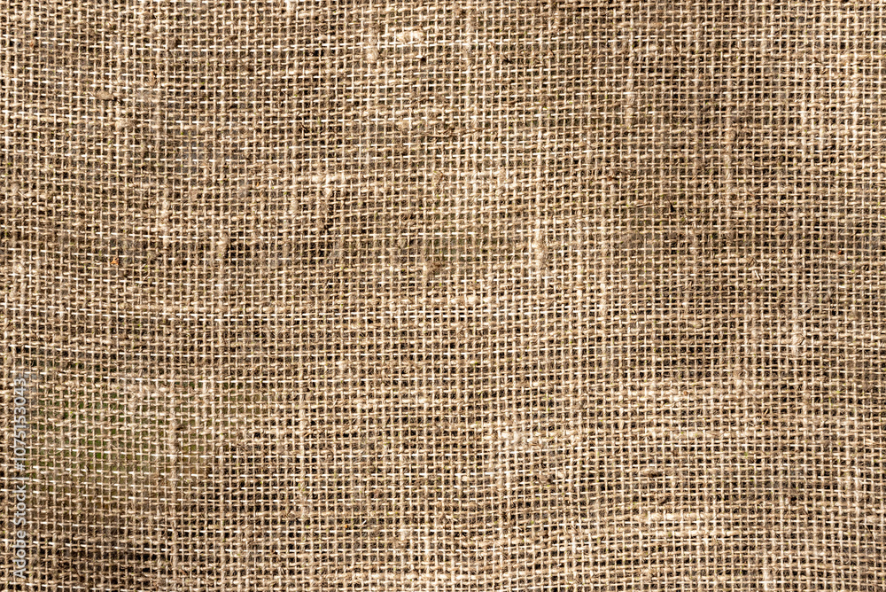 Poster burlap texture. canvas. packing material