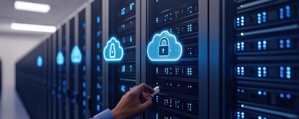 Hand managing data security on advanced server systems.